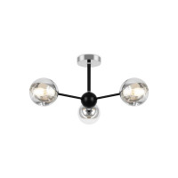 Подвесной светильник Freya sonnet 3хe14x40w, металл, черный и хром FR5271PL-03B