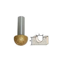 Фреза алмазная профильная галтельная СТФ-9902 30х17х12 мм Strong стф-99021202