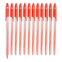 Шариковая ручка Flexoffice candee красная, 12 шт. FO-027 RED