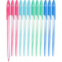 Шариковая ручка Flexoffice candee синяя, 12 шт. FO-027 BLUE