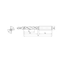 Сверло по металлу 1536SU05-1675 KDG303 ZCC-CT 00001203998