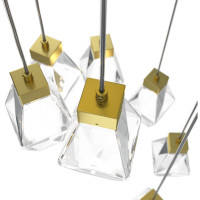 Подвесной светильник MAYTONI cocktail time 7хg9x28w металл жемчужное золото MOD325PL-07G