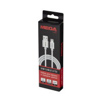 Кабель BigTech 2,4A, 1м, USB - Lightning, TPE, белый BT-JCBL-002/U152 1639345