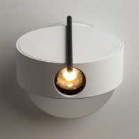Настенный светильник (бра) MAYTONI nuance led 4w алюминий белый и латунь MOD180WL-L4W3K