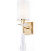 Настенный светильник (бра) MAYTONI bianco 1хe14x60w металл и акрил латунь MOD224WL-01BS