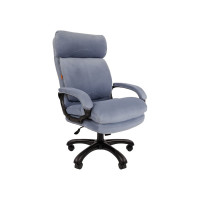 Кресло CHAIRMAN Home 505 ткань Т-71 голубой черный пластик 00-07127989