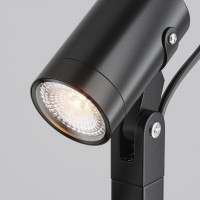 Ландшафтный светильник MAYTONI outdoor scope 1хgu10x50w алюминий и стекло черный O025FL-01B1