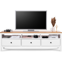 ТВ-тумба Лузалес КЫМÖР 183х57х47, белый/светло-коричневый 5031150311