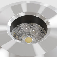 Встраиваемый светильник MAYTONI outdoor flash led 1w нержавеющая сталь серебро O044DL-L1S3K2