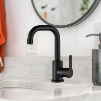 Смеситель для раковины Wesnaart eko, черный EKO05-250Black