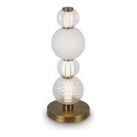 Настольный светильник MAYTONI collar led 18w металл и акрил золото MOD301TL-L18G3K