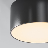 Потолочный светильник MAYTONI outdoor zon ip led 15w алюминий и пластик черный O430CL-L15B3K