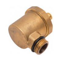 Автоматический воздухоспускник Victoria 1/2 угловой латунный 60-308
