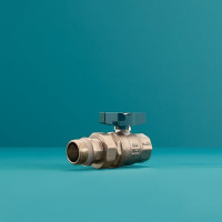 Кран шаровой люкс с полусгоном (3/4") РМС ГШБП-20-Л