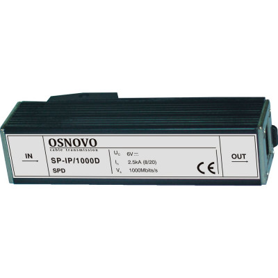 OSNOVO SP-IP/1000D Устройство грозозащиты для локальной вычислительной сети (скорость до 1000 Мб/с). sct1078