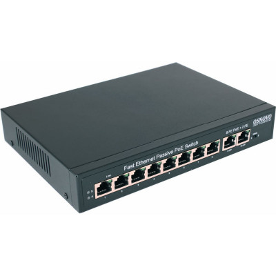 OSNOVO SW-21000/A(120W) Passive PoE коммутатор Fast Ethernet на 10 портов. sct1281