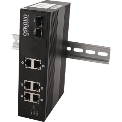 OSNOVO SW-8062/IC Промышленный PoE коммутатор Gigabit Ethernet на 8 портов. sct0888