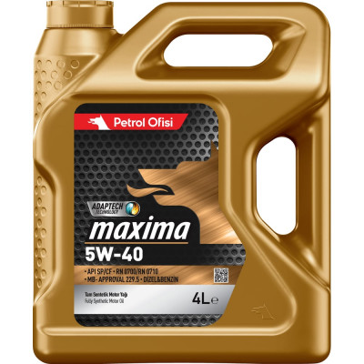 Petrol Ofisi Моторное масло для легковых автомобилей MAXIMA 5W-40 (Канистра 4л) Z1316 400001316