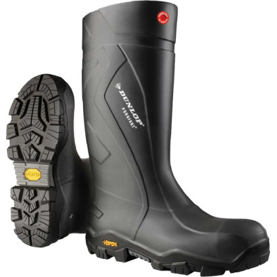 Dunlop Сапоги PUROFORT+EXPANDER FULL SAFETY WITH VIBRAM SOLE S5 CI HRO CR SRC мужские, 40 8713197043348