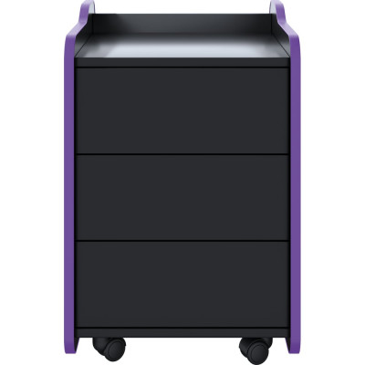 Тумба для игрового компьютерного стола VMMGame CASE 40 BLACK PURPLE CS-1BKPU