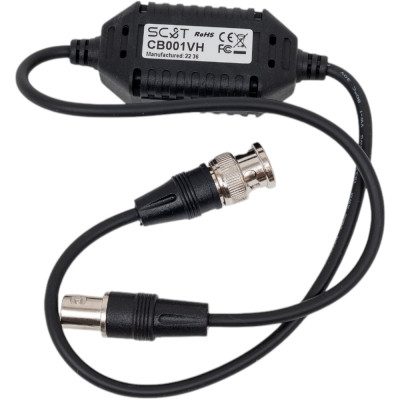 SC&T CB001VH Фильтр помех, 1 BNC вход / 1 BNC выход, 30 см. sct0267