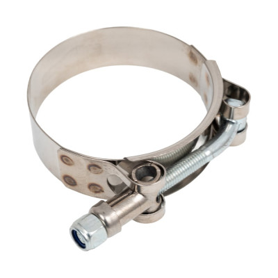 Усиленный хомут TITAN LOCK 54-62 мм, нержавеющая сталь AISI 304, лента+болт, 5 шт. TL54-62RCSS_5