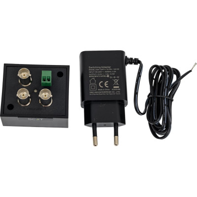 Усилитель-разветвитель видеосигнала CHDCVI/HDTVI/AHD/CVBS(1вх./2вых.) SC&T D102HD sct0801