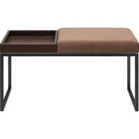 Банкетка GreenWeen ALBA BOX черная, Mocco, BrownBox, 850x400x450 GW-ALBABOX-MOCBROWN-850B