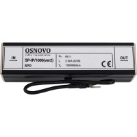 Устройство грозозащиты для локальной вычислительной сети OSNOVO SP-IP/1000(ver2) (скорость до 1000 Мб/с), 1 вход (RJ45-мама), 1 выход (RJ45-мама) sct1079