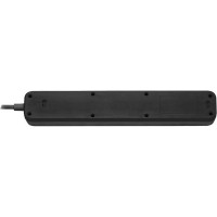 Сетевой фильтр PERFEO POWER STREAM 2500W 3.0 м, 5 розеток, черный 30016444 30016441
