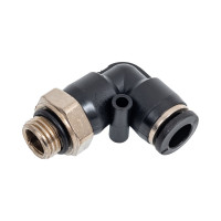 Фитинг угловой трубки ПВХ, (наружная резьба), PC M12x1.25, d-8 Дали-Авто DA-00579