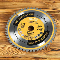 Диск пильный по дереву Woodmaker 255x30/25.4 мм, Z=48, атв Diamond Industrial DIDD255Z48