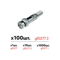 Разъем BNC штекер Giraffe GF-BNC-MSM уп. 100шт gf0277.3