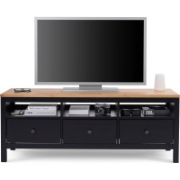 ТВ-тумба Лузалес КЫМÖР 148х57х47 см, черный/светло-коричневый 5031150212