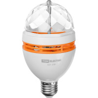 Диско-лампа TDM ELECTRIC дл-01 с цоколем е27, 3 вт, rgb, 220 в, белый SQ0361-0500
