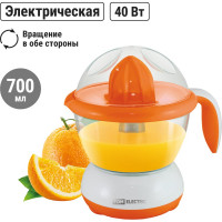 Соковыжималка электрическая для цитрусовых TDM ELECTRIC Фреш 2, 40 Вт, 0,7 л, оранжевая SQ4004-0002