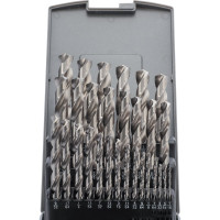Набор сверл по металлу 1/16"-1/2", DIN338, HSS-G, 135°, 29 шт H-Tools 214851ROHT