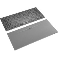 Душевой поддон RGW 80х200 см, серый, прямоугольный, Ø 90 мм TKS-208Gr 553802820-12
