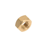 Гайка шестигранная DINFIX DIN 934 , латунь М 12 5 шт 00-0004548