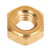 Гайка шестигранная DINFIX DIN 934 , латунь М 6 5 шт 00-0004536