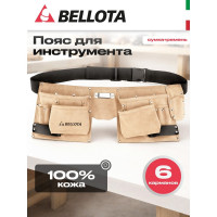 Пояс для инструмента (сумка + ремень) Bellota с 6 карманами кожа PC6BOL