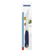 Нож Tramontina Multicolor для стейка, с зубчиками, 12.5 см, синий 23500/915-TR