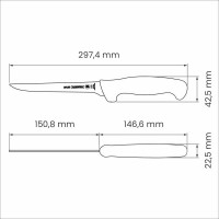 Нож для мяса/обвалки Tramontina Professional Master 15 см 24603/086-TR