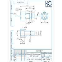 Штуцер быстроразъемный БРС 1/4" ВР HG 1896905