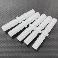 Соединитель елочка для шланга 6 мм, белый пластиковый 5 шт Профитт 1898640