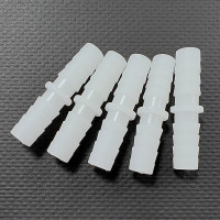 Соединитель елочка для шланга 8 мм, белый пластиковый 5 шт Профитт 1898657