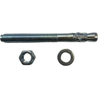 Анкер клиновой Great Wolf белый цинк, М20x200 мм, 10 шт. GWL0010