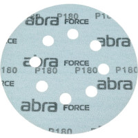 Диск шлифовальный Green Film на пленочной основе 8 отверстий, 125 мм, Р180, 5 шт Abraforce 181295
