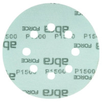 Диск шлифовальный Green Film на пленочной основе 8 отверстий, 125 мм, Р1500, 5 шт Abraforce 181304