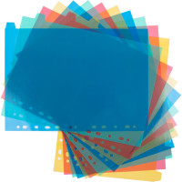 Разделитель листов Expert Complete A4, 12 шт., ассорти, пластиковый, Classic EC270040206 706117